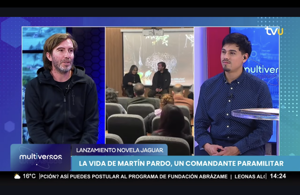 Santiago Wills en TVU: autor visceral visita Concepción y lanza novela en la UdeC